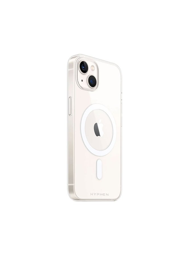 HYPHEN - Aire for Magsafe Clear Case Compatible With iPhone 13 mini -High Grade TPU - Solid -Equipped With Microdots Technology-anti yellowing-wireless charging compatible Clear - Image 1