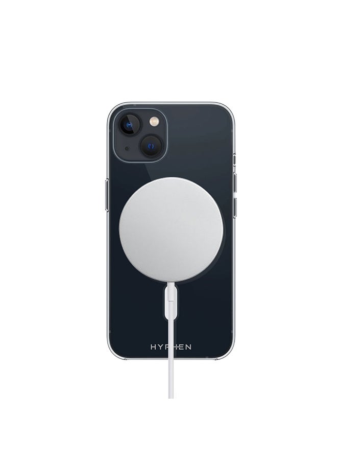 HYPHEN - Aire for Magsafe Clear Case Compatible With iPhone 13 mini -High Grade TPU - Solid -Equipped With Microdots Technology-anti yellowing-wireless charging compatible Clear - Image 1