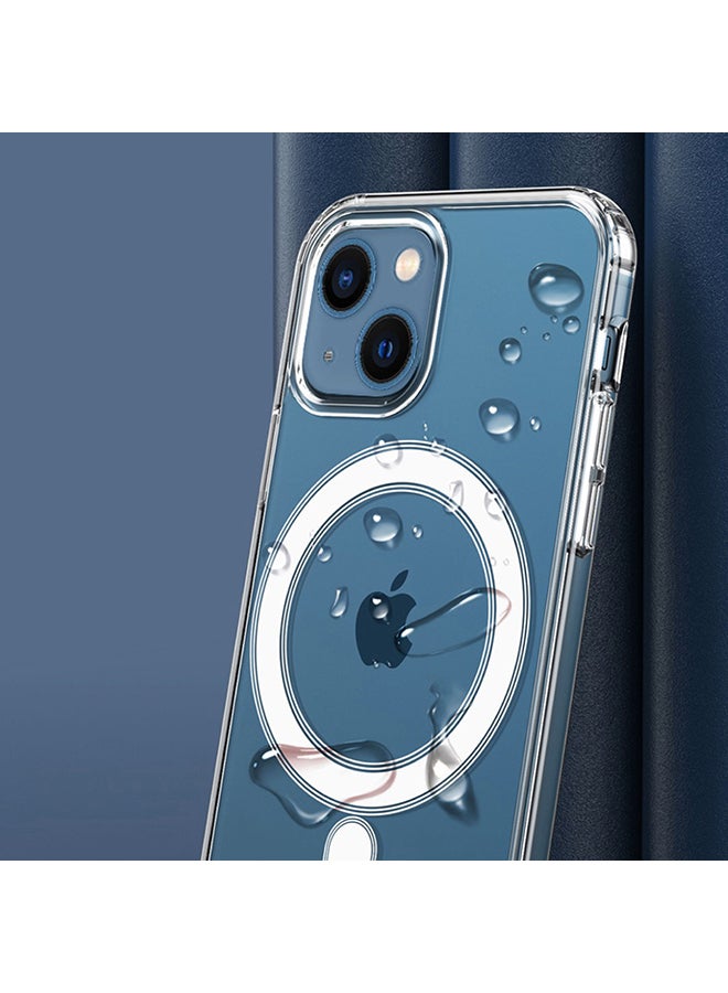 HYPHEN - Aire for Magsafe Clear Case Compatible With iPhone 13 mini -High Grade TPU - Solid -Equipped With Microdots Technology-anti yellowing-wireless charging compatible Clear - Image 1
