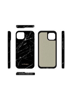 Luxe Marble Case Compatible With iPhone 13 Mini -Thermoplastic And Solid-Wireless Charging Compatible Technology Black - v1649160698/N50795914A_4