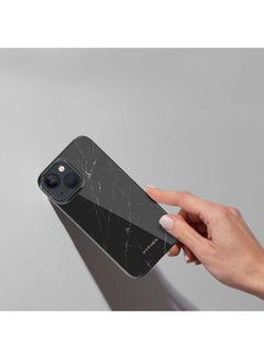 Luxe Marble Case Compatible With iPhone 13 Mini -Thermoplastic And Solid-Wireless Charging Compatible Technology Black - v1649160698/N50795914A_6