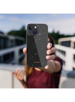 Luxe Marble Case Compatible With iPhone 13 Mini -Thermoplastic And Solid-Wireless Charging Compatible Technology Black - v1649160699/N50795914A_7