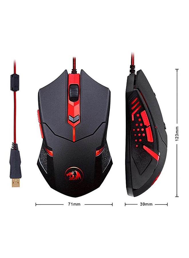 REDRAGON - Centrophorus M601-3 Wired Gaming Mouse Multi DPI with LED lights - Image 1