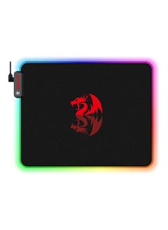 REDRAGON P026 RGB Mouse Pad, Soft Cloth, Non-Slip Rubber Base, Stiched Edges (330 x 260 x 3mm)  - Image 1