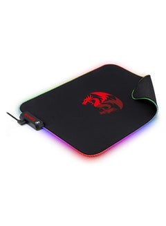 REDRAGON P026 RGB Mouse Pad, Soft Cloth, Non-Slip Rubber Base, Stiched Edges (330 x 260 x 3mm)  - Image 3