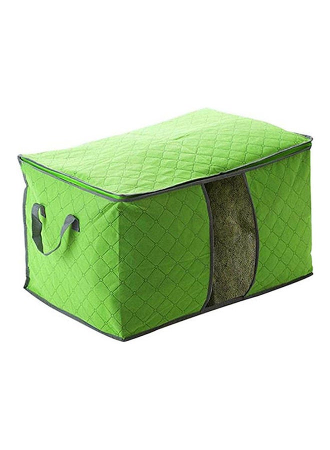 Clothing Quilt Finishing Home Dustproof Storage Bag Green 25x15x2cm  - Image 1
