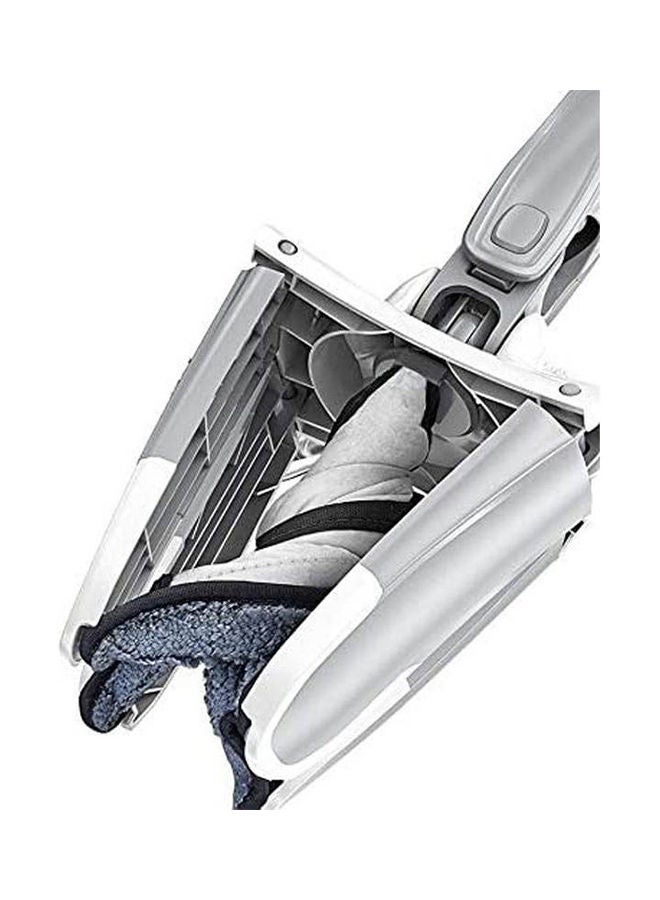 Hand-Free Wash Flat Mop Wet And Dry Rotary Mop Silver ‎57.6x14.8x6.8cm - Image 2