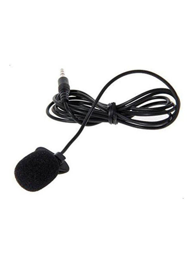 Generic 3.5Mm Mini Portable Tie Microphone Mic With Clip YW-001 Black  - Image 1