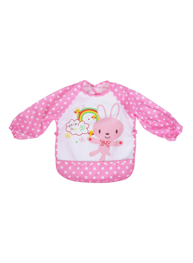 Generic - Adjustable Waterproof Long Sleeves Apron Bib With Animal Pattern For Kids - Image 1
