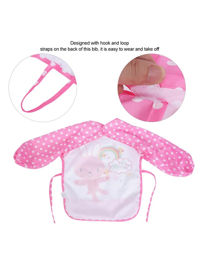 Generic - Adjustable Waterproof Long Sleeves Apron Bib With Animal Pattern For Kids - Image 1