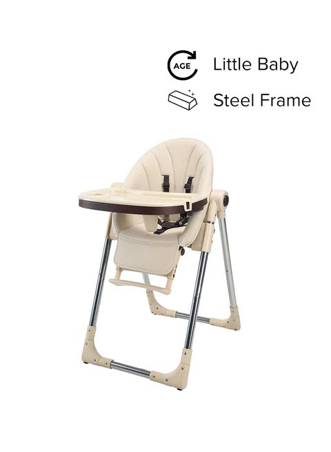 Multifunction Foldable Baby High Chair With Tray
