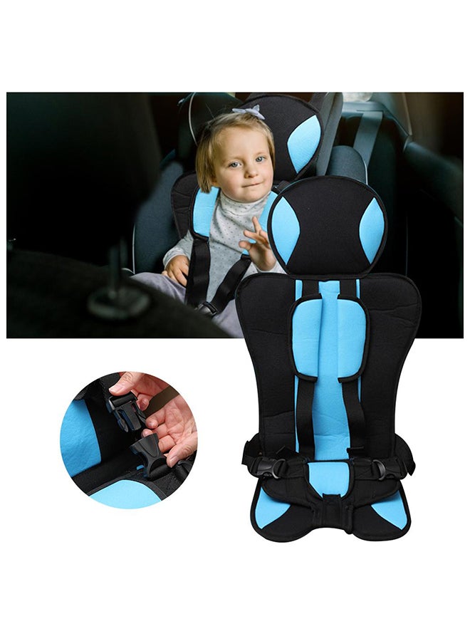 Portable Harnessed Comfortable Cushioned Baby Car Seat Cover Pad - Blue  - Image 3