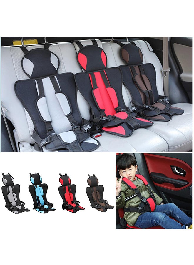 Portable Harnessed Comfortable Cushioned Baby Car Seat Cover Pad - Blue  - Image 4