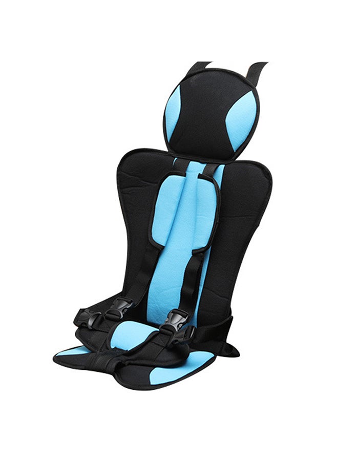 Portable Harnessed Comfortable Cushioned Baby Car Seat Cover Pad - Blue  - Image 1
