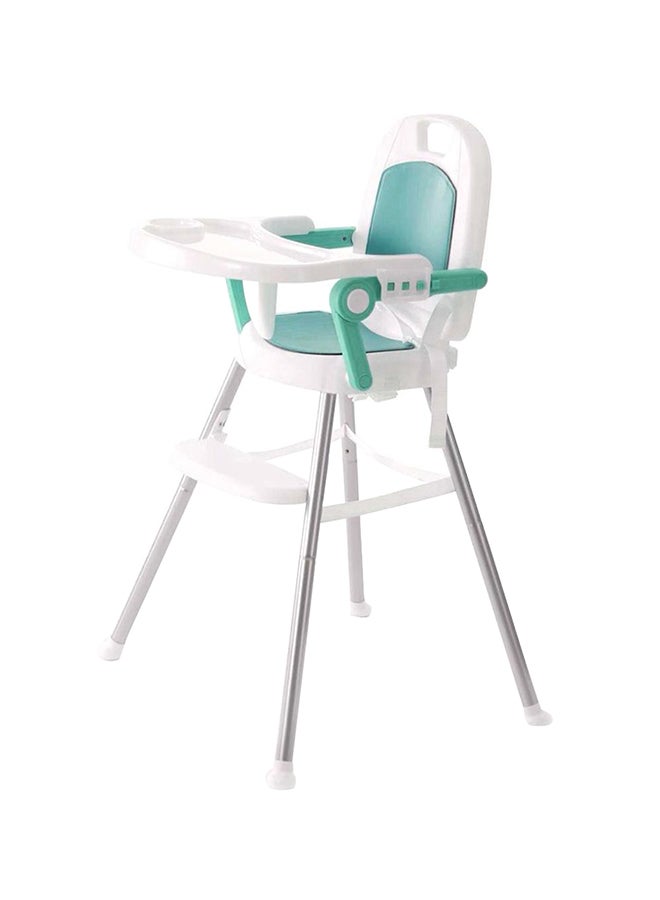3-In-1 Adjustable Folding Compact Baby High Chair With Dining Tray And Seat Belt  - Image 1