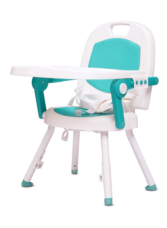 3-In-1 Adjustable Folding Compact Baby High Chair With Dining Tray And Seat Belt  - Image 5