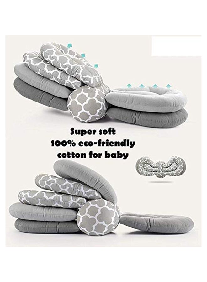 Multifunctional Adjustable Nursing Pillow Comfortable For Infant Feeding Support And Baby Bed