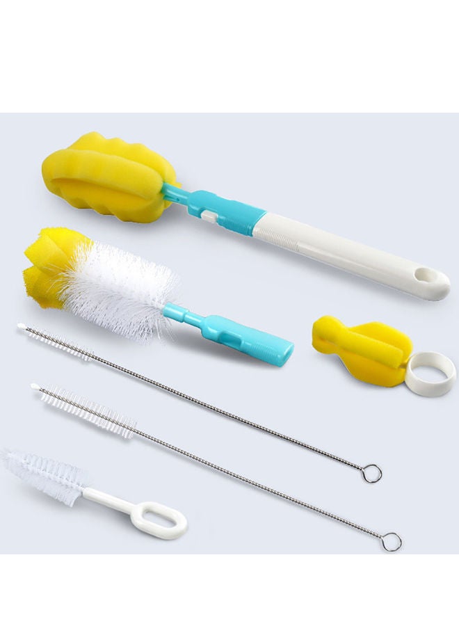 Kidle 6-Piece Multipurpose Baby Feeding Bottle Nipple And Straw Cleaning Brush Set  - Image 4