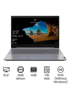 V15-ADA Laptop With 15.6-Inch HD Display, AMD 3020E Processor/4GB RAM/1TB HDD/Integrated Radeon Graphics/DOS (Without Windows) /International Version English Iron Grey