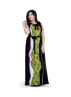 Casual Double Face Panel Dress Multicolour