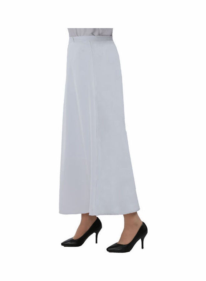 Smoky Egypt Casual Half Circle Crepe Skirt Grey - Image 2