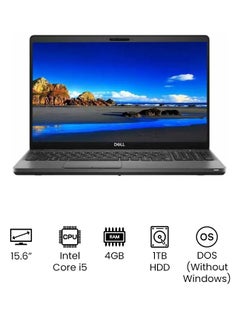 Latitude E5500 Laptop With 15.6-Inch Full HD Display, Core i5 Processor/4GB RAM/1TB HDD/Intel UHD 620 Graphics/DOS (Without Windows) Black