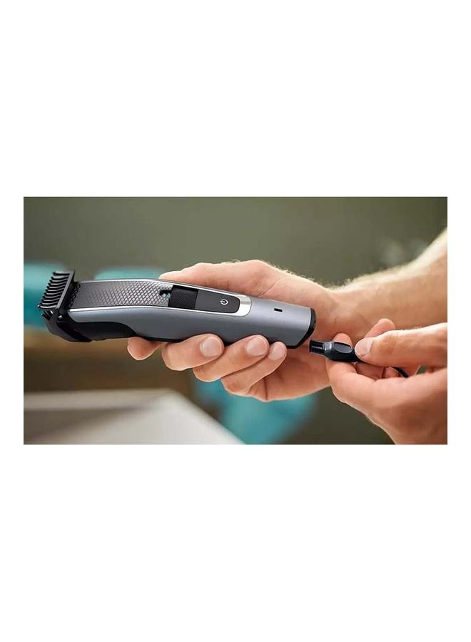 Philips - Series 5000 Hairclipper Set Black/Silver - Image 1