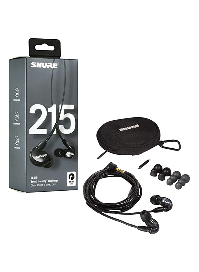 Shure - Sound Isolating Earphones Black - Image 1