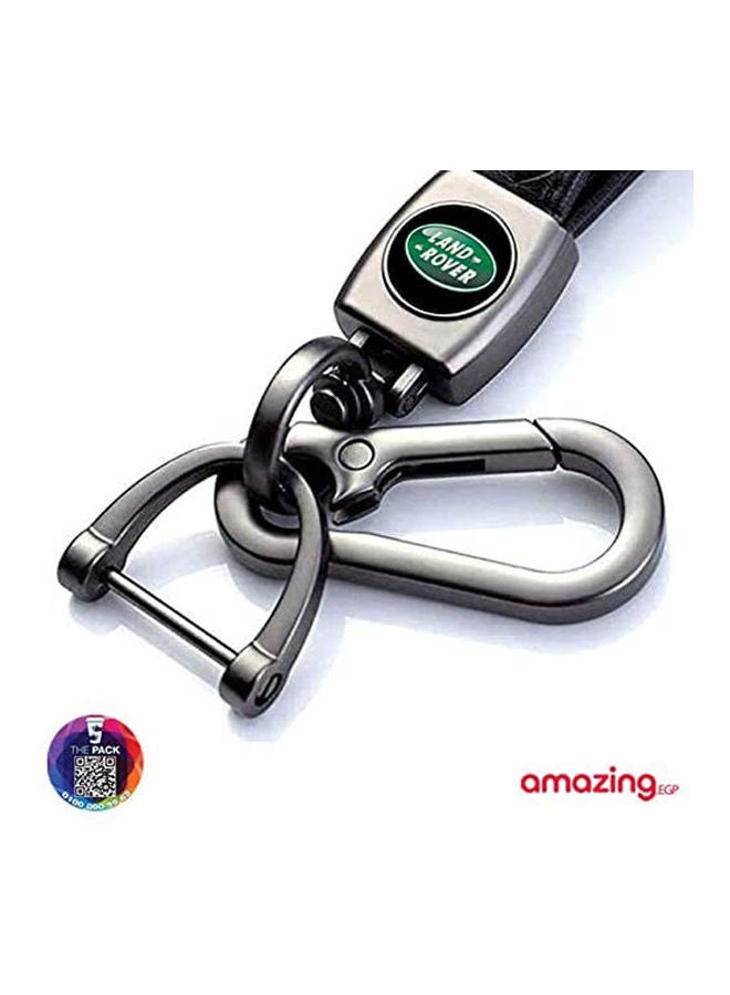 Genuine Leather Car Logo Keychain For Land Rover Car - Image 2