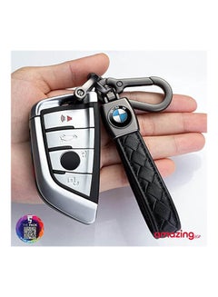 Generic Genuine Leather Car Logo Keychain For Bmw Car  - Image 2