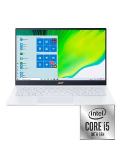 Swift 5 Ultra-Thin Notebook With 14-Inch Display, Core i5 Processer/8GB RAM/512GB SSD/2GB Nvidia GeForce MX250 Graphics Card/ WIN-10 Moonstone White English Moonstone White