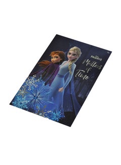 دفتر ملاحظات مقاس A4 بطبعة مستوحاة من فيلم Frozen باللغة الإنجليزية أزرق/متعدد الألوان