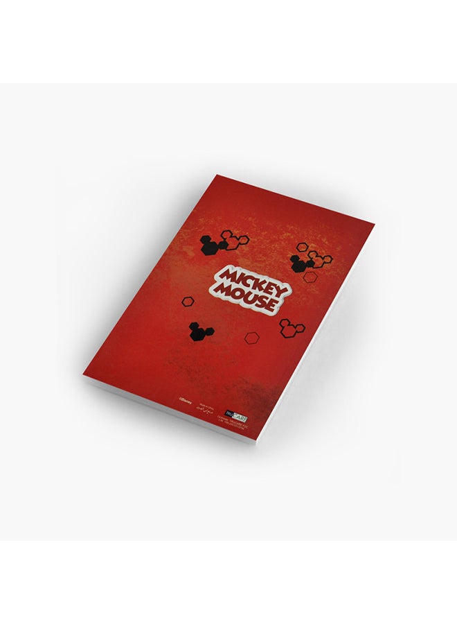 ديزني - دفتر ملاحظات مقاس A5 بتصميم شخصية ميكي أحمر/متعدد الألوان - Image 1