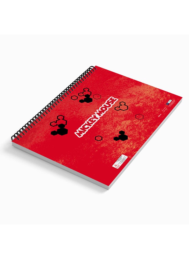 Disney - Mickey Sketchbook A3 Red/Multicolour - Image 1