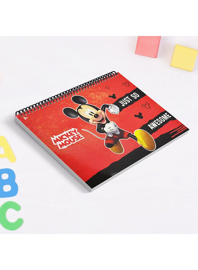 Disney - Mickey Sketchbook A3 Red/Multicolour - Image 1