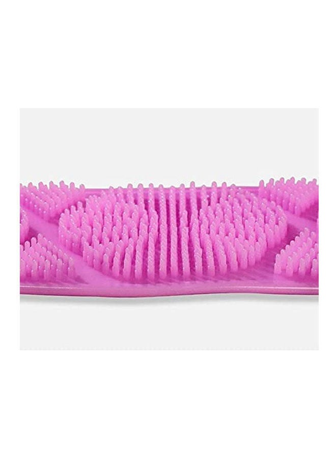Silicone Loofah For Bathing And Exfoliating The Body Pink 60cm