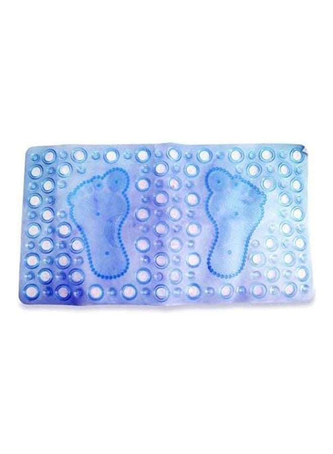 Anti Slip Blue Shower Mat Blue 31.7 x 21.2 x 4cm