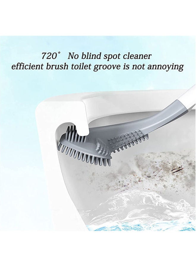 Long-Handled Toilet Brush, Grey - Image 2