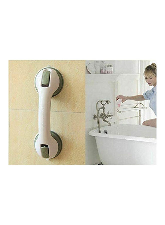 2Pcs Bathroom Armrest Helping Handle White  - Image 2