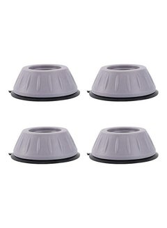 Generic Osaladi 4Pcs Washing Machine Foot Pad Anti Vibration Pads Noise Uction Washing Machine Feet Non Slip Grip Feet Pad For Washer Dryer Grey  - Image 1