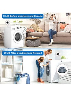 Generic 4Pcs Anti Vibration Pads For Washing Machine And Dryer Shock Grey  - Image 2