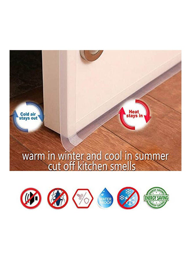 Weather Stripping Door Seal Strip White 25mm - Image 2