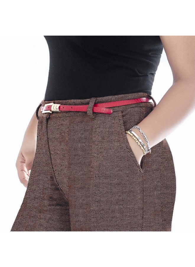 Smoky Egypt - Casual Diagonal Pant Brown - Image 1