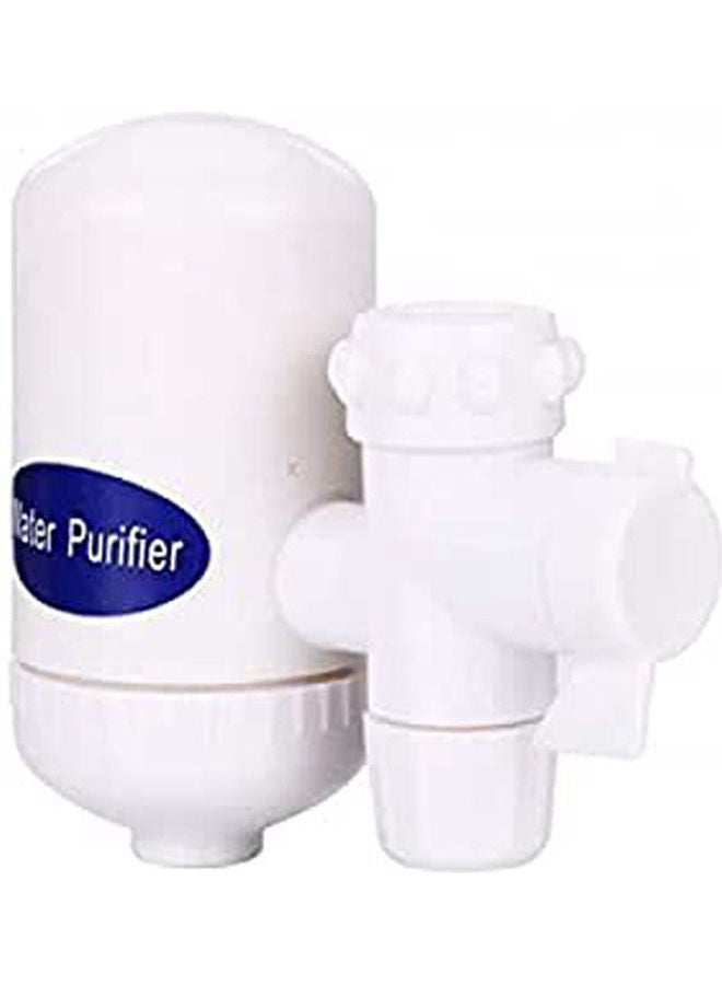 Home Kitchen Cleanable Ceramic Cartridge Faucet Tap Water Clean Filter Purifier White 