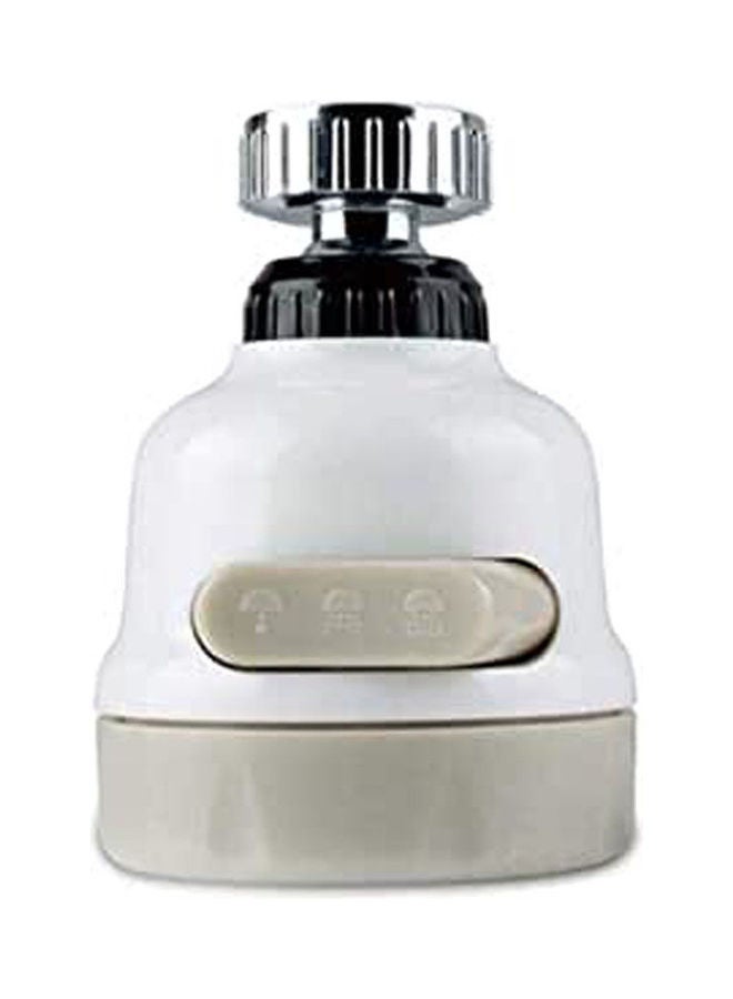 Rotatable Move Able Sprayer Booster Shower Household Anti Splash Tap Filter Saving Faucet Spray Head With 3 Modes For Home Restaurant White - Image 1
