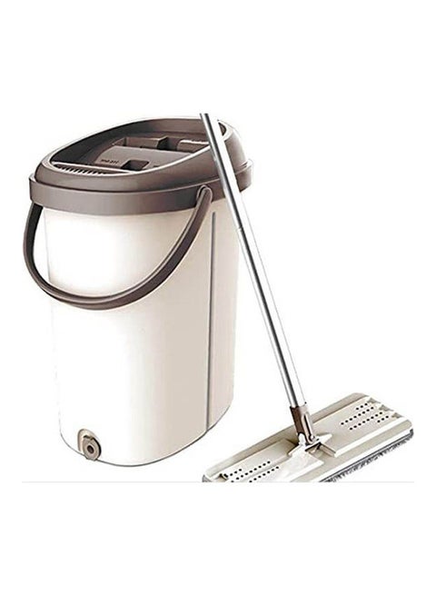 Magic Squeeze Mops & Bucket Set Beige