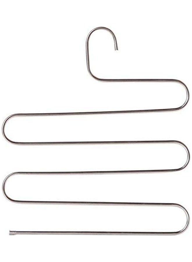 Clothes Pants Hangers Closet Storage Organizer Silver 38 X 36cm