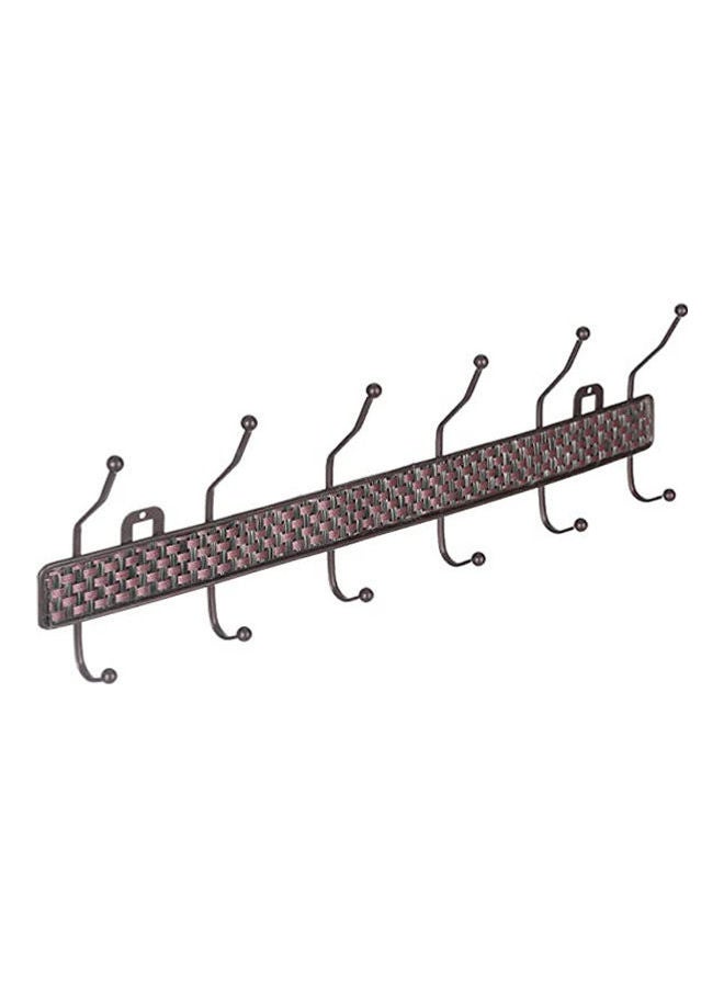 Metal Clothes Hanging Hook 12 Slots Multicolour  - Image 1