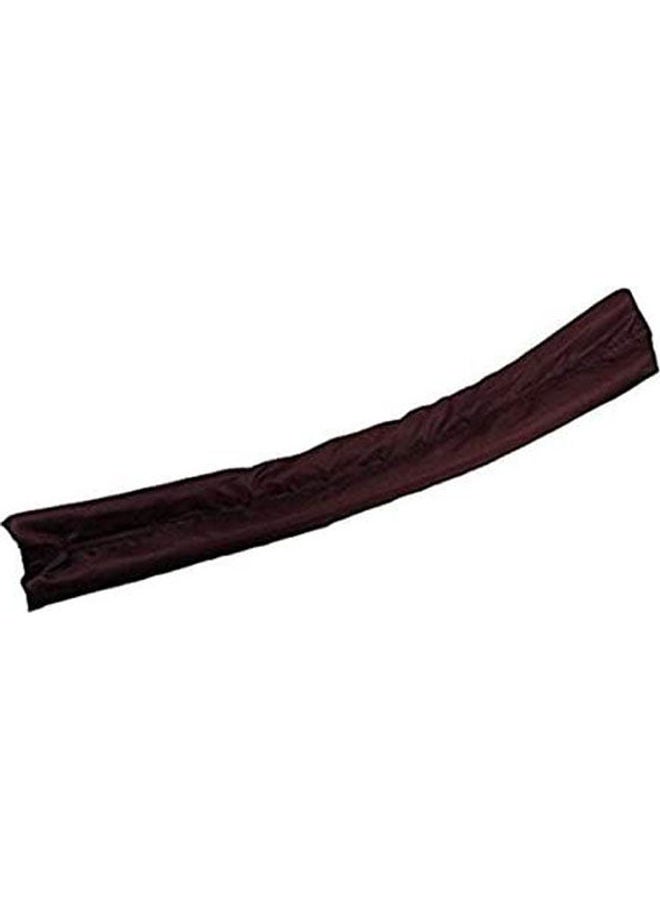 Twin Door Draft Dodger Guard Stopper Energy Saving Protector Doorstop Home Decor Brown - Image 1