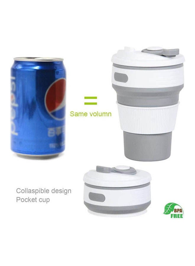 Silicone Folding Coffee Cup Bpa Free Portable Travel Mug, Collapsible Silicon Cup For Outdoor Sport Gym Camping Multicolour  - Image 2